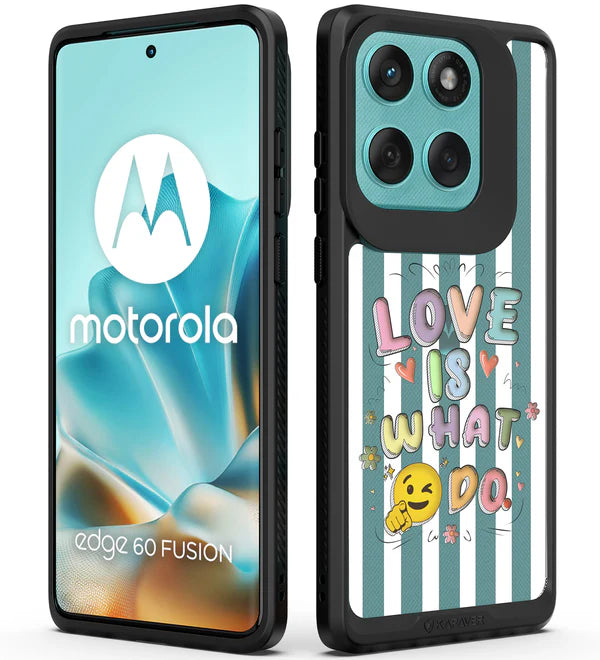 Motorola Edge 60 Fusion Back Cover Case | (LWYD) Impulse - Black