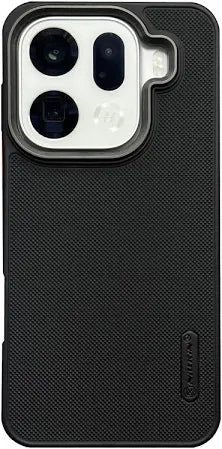 NIUKIN Super Frosted Shield Pro Soft Back Case for Oppo Find X9 Pro 5G | Camera Ring | Shockproof Scratchproof Cover | Black