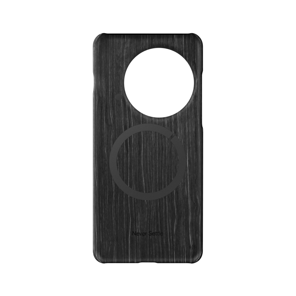 OnePlus 13 Wood Grain Magnetic Half-pack Case