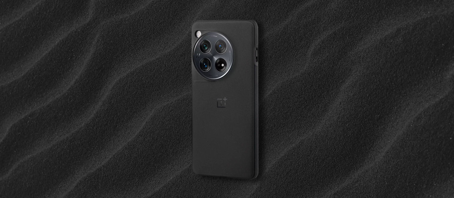 OnePlus 12 Sandstone Bumper Case Black