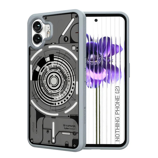 Nothing Phone 2 Back Cover Case | CyBer-i Edition - Gray
