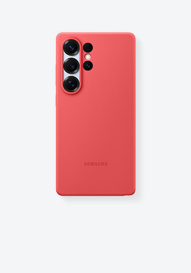 Samsung Galaxy-s25-Ultra Silicone Case Red